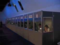 Translator booths